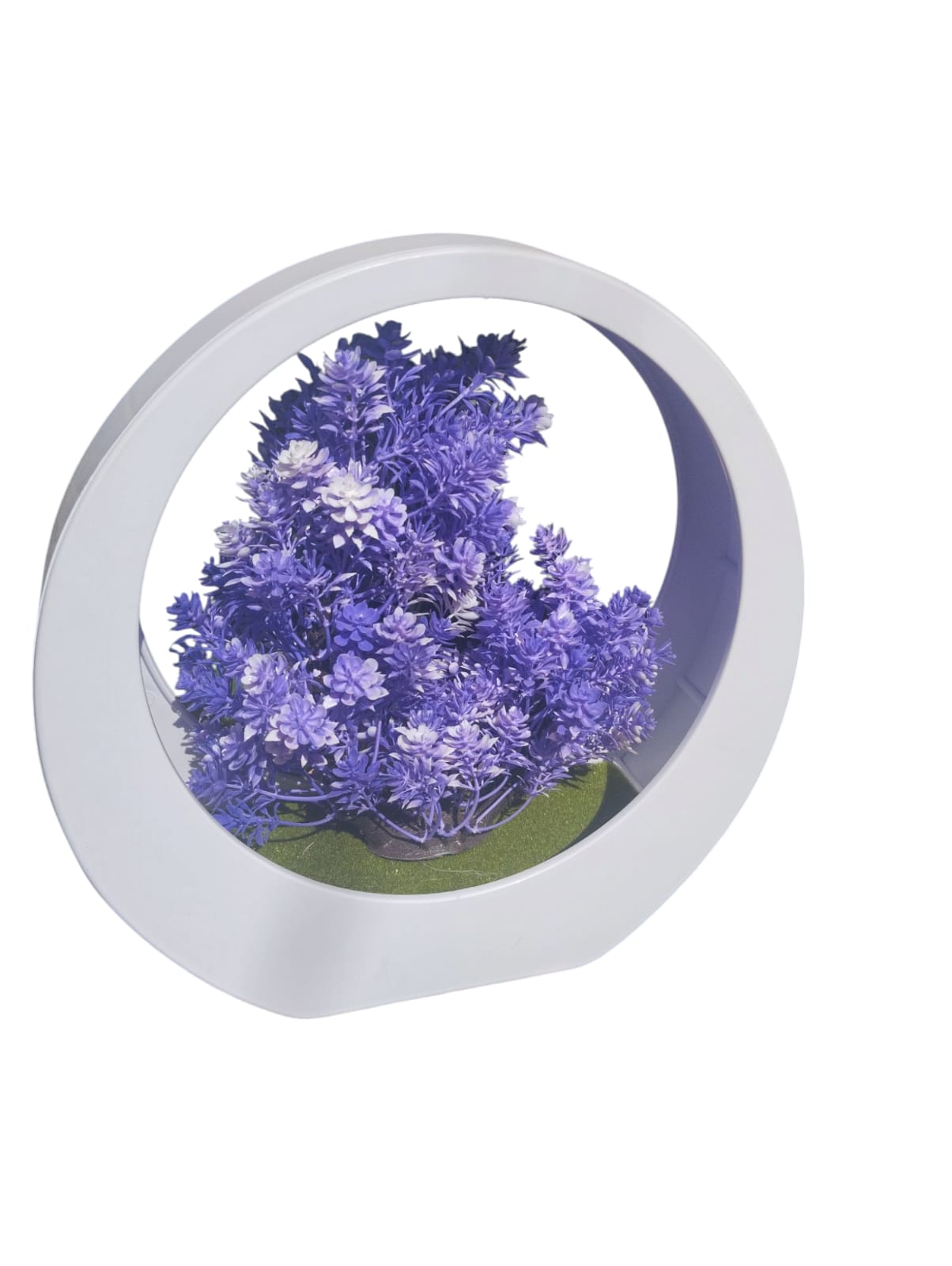 Artificial Bonsai Plant In A White Vase