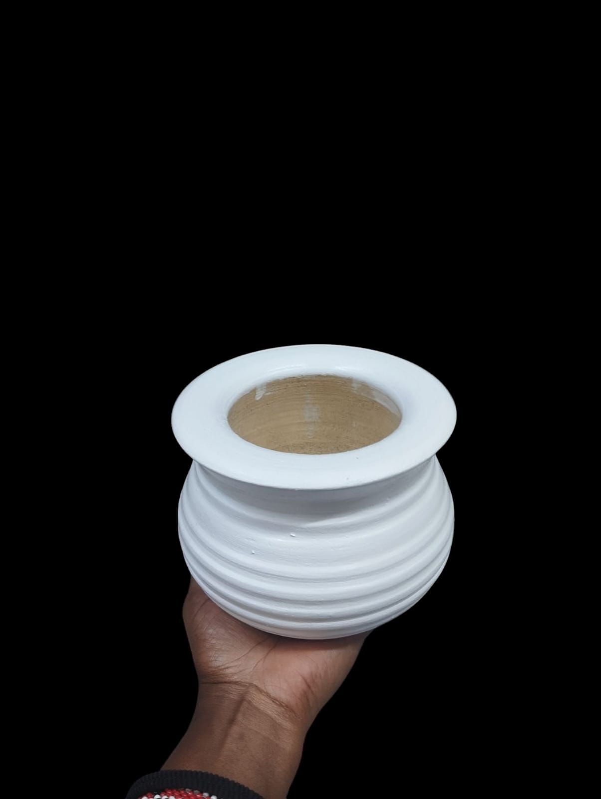 Wooden Flower Pot /Vase acts as planters for artificial flowers( no flower)