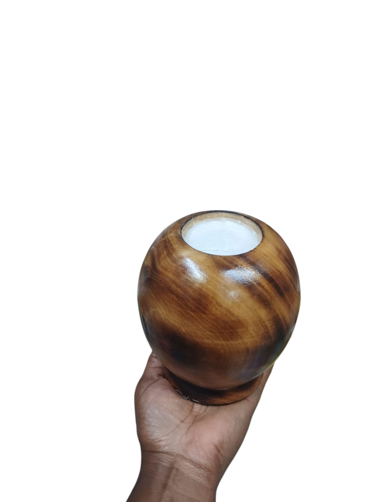 Wooden Flower Pot /Vase acts as planters for artificial flowers( no flower)
