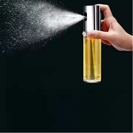 Oil Spray Pot 100ml Glass Kitchen Household Air Fryer Oil Spray Bottle Edible Oil Watering Can Spray Bottle