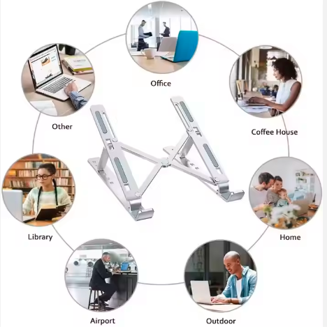 Laptop Stand Folding Vertical Lift Tablet Aluminum Alloy  laptop Computer Stand Portable laptop Holder /stand