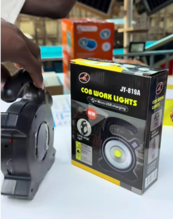 Solar Outdoor Rechargeable Cob Car Work Lamp Torch Working Lamp Camp Lantern Worklight Lamp Field Led Flood Work Light