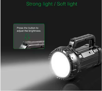 LED Searchlight Rechargeable for Outdoor Camping Security & Hunting Handheld Portable dp Flashlight Lighting