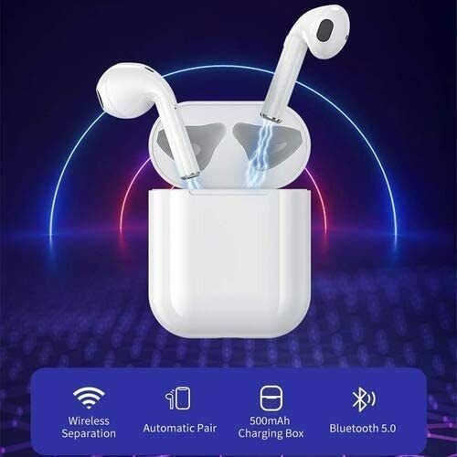 "Premium 2 PCS Celebrity I12TWS Wireless Bluetooth Earbuds with Charging Case - Noise Cancelling, High-Fidelity Sound, and Long Battery Life"Experience the ultimate in wireless audio