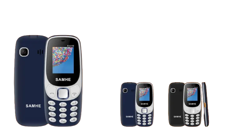SAMHE S3310 Mobile Phone - Dual SIM, Dual Simcard, Memory Card Slot, Classic KADUDE/KABAMBE Design- Experience the perfect blend of functionality and classic design with the SAMHE S3310 Mobile Phone.