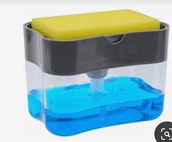 Kitchen Soap Dispenser | Soap Pump Sponge Caddy | New Kitchen 2-in-1 Manual