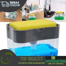 Kitchen Soap Dispenser | Soap Pump Sponge Caddy | New Kitchen 2-in-1 Manual