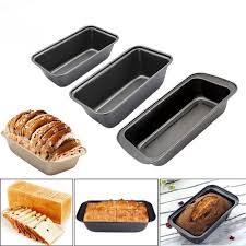 CLEARANCE OFFER 1pc Non-Stick Bread Baking Tin this high-quality baking tin is designed for effortless baking and easy cleanup. The non-stick coating ensures that your bread releases smoothly without