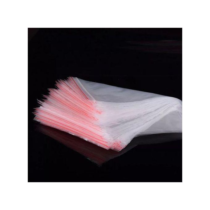 100 Pieces Ziplock Bags – Reusable Storage Bags