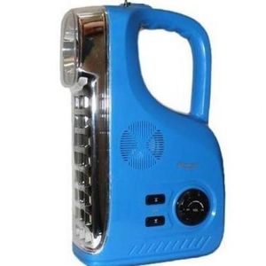 Kamisafe Rechargeable Radio Lamp – Multi-Functional LED Light with FM Radio, USB Charging, and Long Battery Life