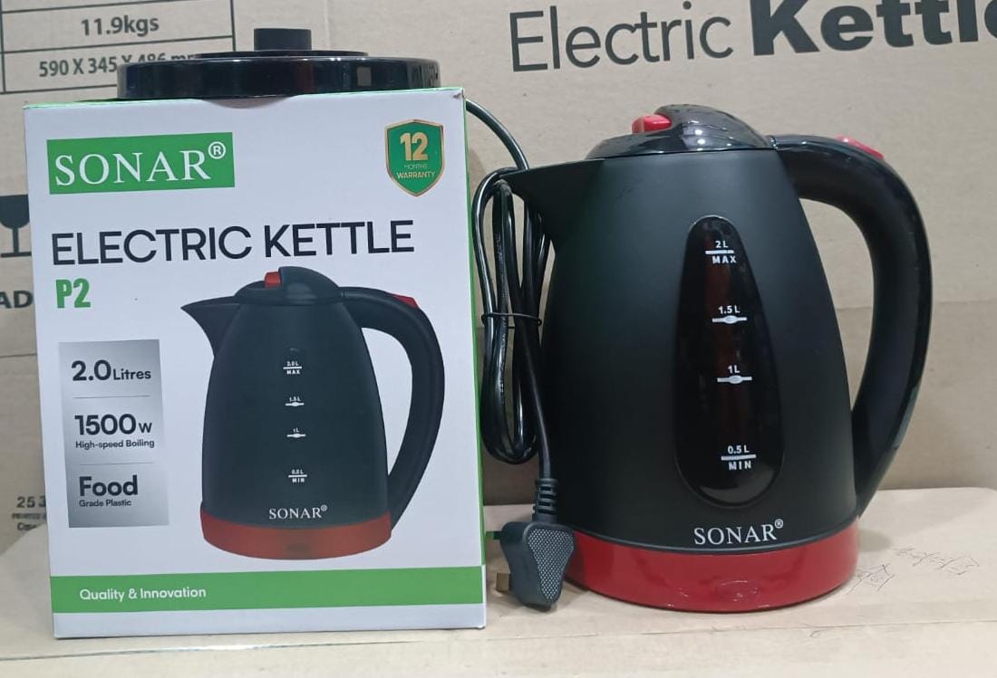 Sonar High-Speed Electric Kettle – Fast Boiling, Durable Stainless Steel, and Auto Shut-Off for Safe & Efficient Heating