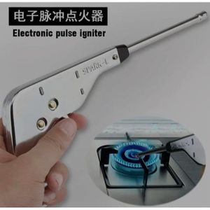 GAS LIGHTER Original Electric Igniter Spark Gas Lighter for Kitchen Stove Spark Lighter 30,000 Shots - Kitchen Gas Stove Lighter, Stainless Steel, No Batteries