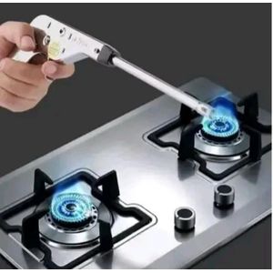 GAS LIGHTER Original Electric Igniter Spark Gas Lighter for Kitchen Stove Spark Lighter 30,000 Shots - Kitchen Gas Stove Lighter, Stainless Steel, No Batteries