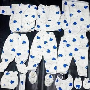 NEW ARRIVAL – Lucky Star 11 Pieces Unisex Newborn Baby Receiving Set with Bodysuit, Mittens, Cap, Bib, Blanket & More