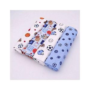 NEW ARRIVAL – 4PC Pretty Cotton Shawl and Flannel Blanket Set for Newborn Baby Girls – Soft, Warm, and Gentle Essentials for Everyday Comfort