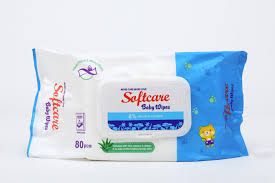 NEW ARRIVAL – Softcare Baby Wet Wipes 80pcs Value Pack (×3) – Gentle, Alcohol-Free, Moisturizing and Hypoallergenic Wipes for Daily Baby Care