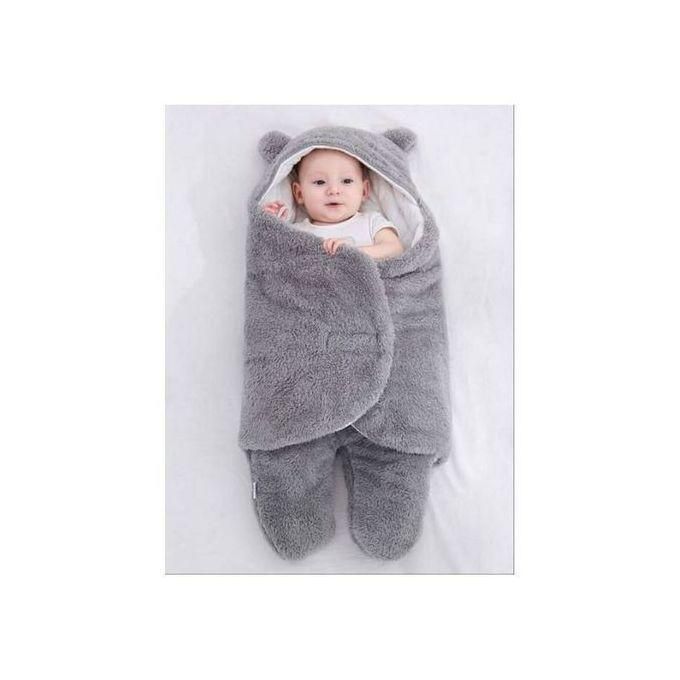 NEW ARRIVAL – Soft Newborn Swaddle Baby Wrap Coat with Warm Fleece Interior and Adjustable Closure for Cozy Infant Sleeping and Travel Comfort