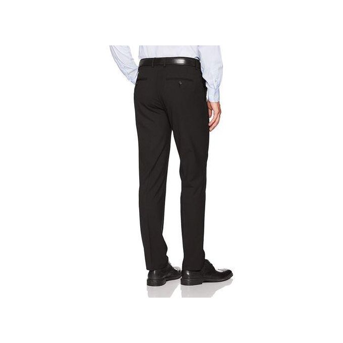 NEW ARRIVAL – 3D Fashion Men’s Slim Fit Official Trouser Pants in Elegant Black – Stylish Office Wear with Stretch Fabric, Side Pockets & Tailored Finish