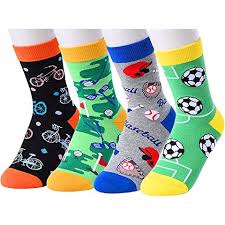 NEW ARRIVAL – Fashion 6 Pairs Bright Unisex Happy Kids Socks in Multicoloured Designs – Soft, Fun & Comfortable Everyday Footwear for Boys and Girls