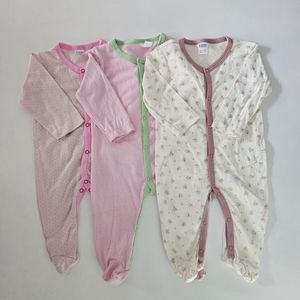 NEW ARRIVAL – 100% Cotton Baby Sleeping Suit Romper (Pack of 3) – Soft, Breathable, and Gentle Sleepwear for Newborns & Infants – Cozy All-Season Baby Outfit