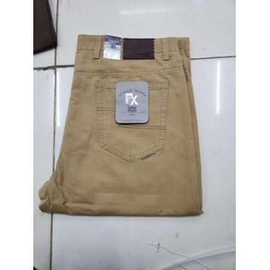 Fox HD Combat Trousers - Khaki – Heavy-Duty Cotton-Stretch Cargo Pants with Multi-Pockets & Part-Elastic Waist for Outdoor, Work & Everyday Wear 30,31,32,33,34,36,38,40