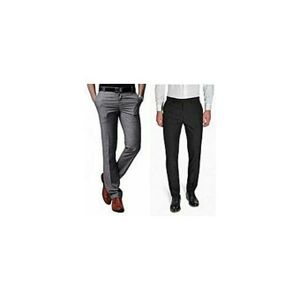 2 Pack Turkey Men's Formal Official Trousers – Premium Lined Slim Fit Dress Pants with Wrinkle-Resistant, Durable Cotton Blend for Office & Business Wear