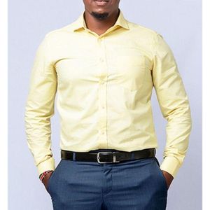 Men's Official Long Sleeve Shirts 5 Pcs – 100% Cotton Slim Fit Formal Dress Shirts Set, Breathable & Easy Care for Office & Business Wear