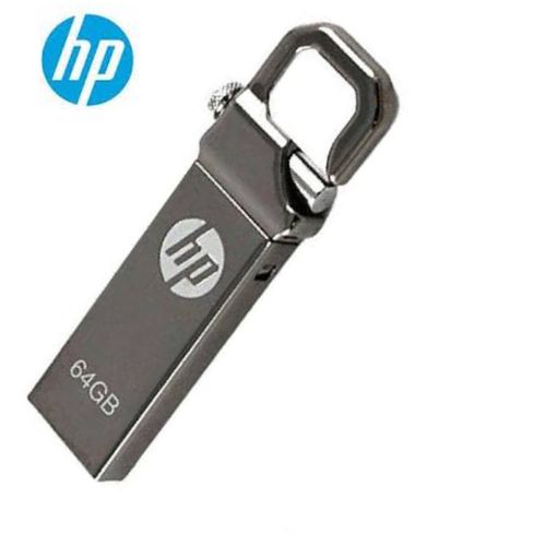 HP V250W Flash Disk With Clip - 64GB - Silver