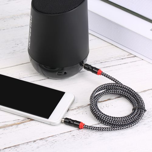 2M 3.5mm Male To Male Jack Aux Cable