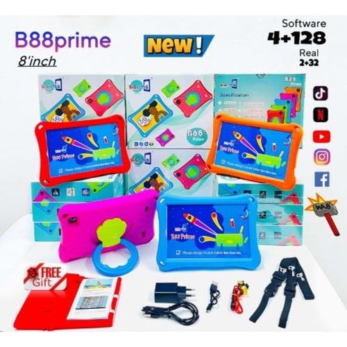 BéBé-TAB Unbreakable 5G Kids Tab 256GB ROM 6GB RAM Dual SIM 3500mAh Android 12