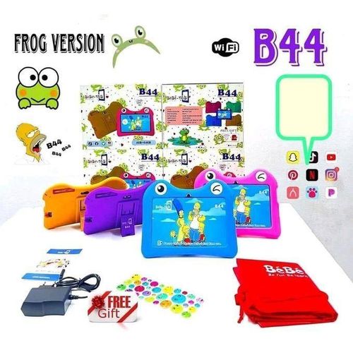 Bebe B44 Educational Kids Tablet - 7" - 64GB ROM - 4GB RAM - WiFi - 3000mAh - Blue