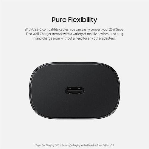 Samsung 25 Watts Super Fast Charger adapter With Type C outputCable Not Included for Galaxy A14,A13,A12,A22,A24,A34,A54,A73,A70 and All S series