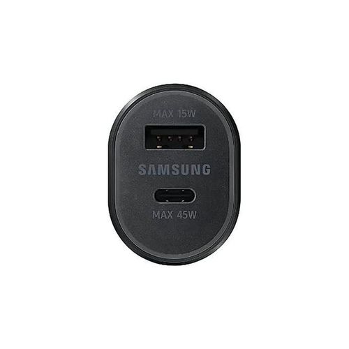 Samsung Super Fast Dual Car Charger Adapter 45W + 15W Two Port Pd With USB Type C to Type Cable
