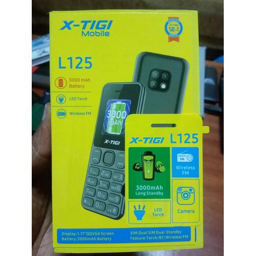 X Tigi L125 3000mAh Dual SIM 1.77 Screen BT/Wireless FM Torch camera