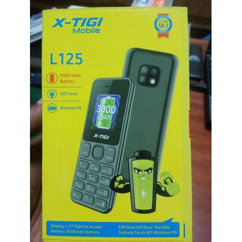X Tigi L125 3000mAh Dual SIM 1.77 Screen BT/Wireless FM Torch camera