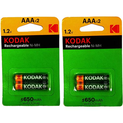 Kodak AAA Rechargeable Battery 1.2v 650mah
