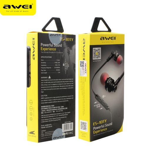Awei ES-10TY Heavy Bass Earphones
