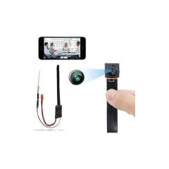 1080P HD WIFI PINHOLE SPY CAMERA with Motion Detection, DC or battery Powered, Micro SD Card Slot, Portable Mini WiFi DIY Hobbie Sport Wearable Mobile Hidden Nanny Cam Spy Gadget
