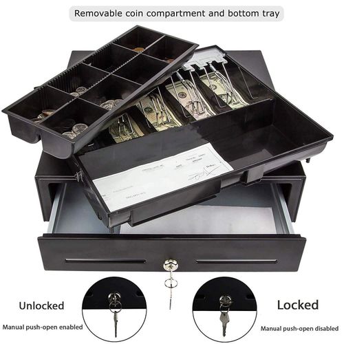 5 Slot Cash Drawer Box For Point of sale ,supermarkets,Retail ETC.
