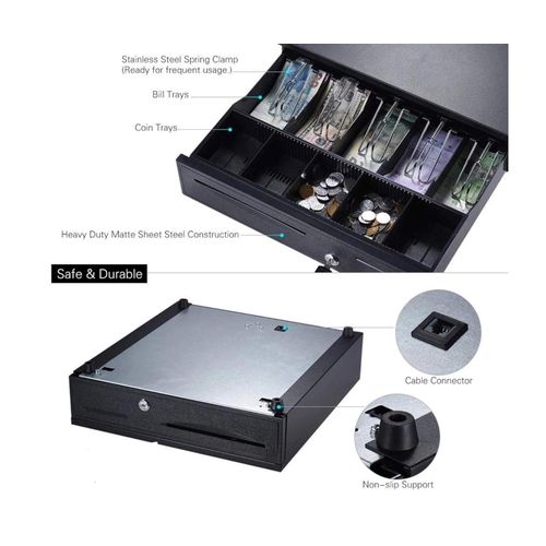 5 Slot Cash Drawer Box For Point of sale ,supermarkets,Retail ETC.
