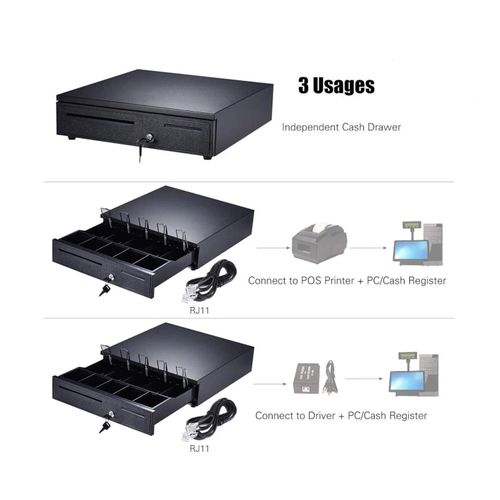 5 Slot Cash Drawer Box For Point of sale ,supermarkets,Retail ETC.