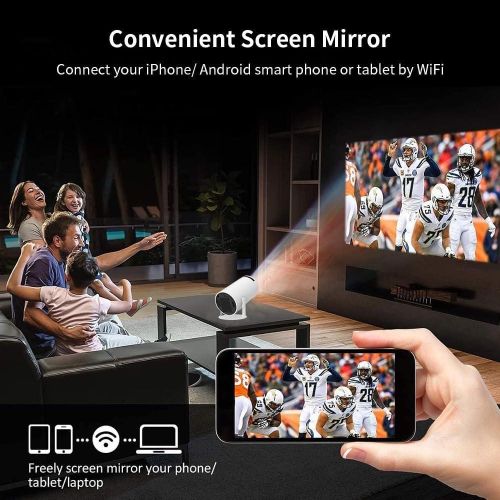 PRO Projector Android 11.0 2.4G / 5g WiFi 6 Bluetooth 5.0 1280*720p Home Theater