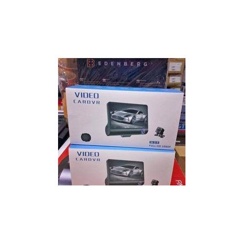 3 Cameras Lens 4.0in Car Dvr Dash Cam Hd Dash Camera Dual Lens Video Recorder 1080p Black Box Cycle Dashcam Mirror