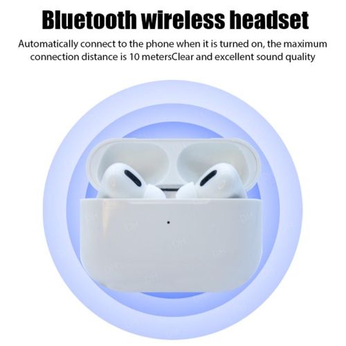 Haino Teko Airpods P5 Earpods/Earbuds/Headphones Wireless Charging Touch Control In Ear Bluetooth Earphones Active Noise Cancelation Original Quality Compatible For IOS And Android, With FREE MAGSAFE