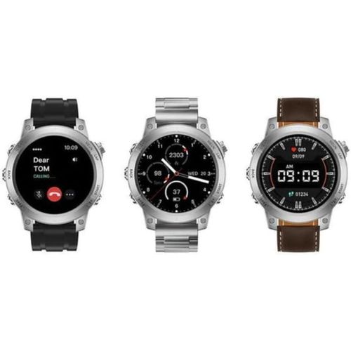 Haino Teko SMARTWATCH RW 46 Men Smart Watch With 3 Pairs Straps HD IPS AMOLED Display Waterproof Smartwatch App Control Heart Rate GPS And Fitness Smartwatch With...Torch