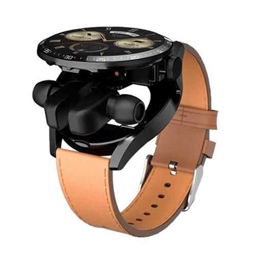 Haino Teko RW37 Watch Buds With Large Screen Round Shape AMOLED Display Smart Watch and Bluetooth Earbuds With 2 Pair Straps for Ladies and Gents
