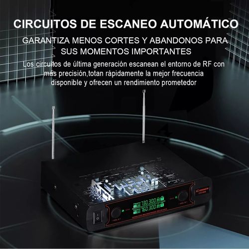 BOMGE Wireless Microphone System 2 Handheld Microphone