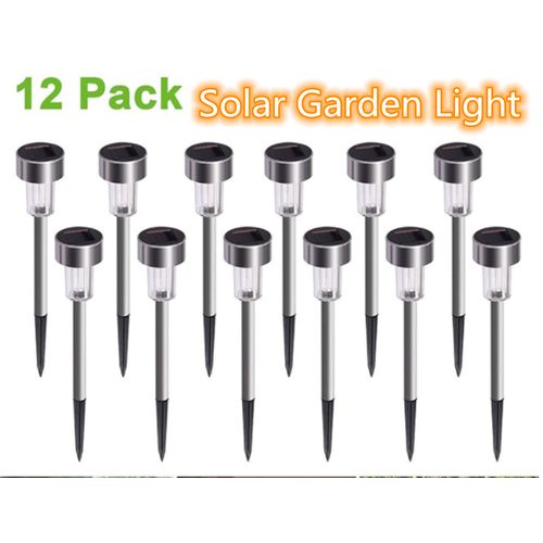 12PCS Solar Garden Light Lamps