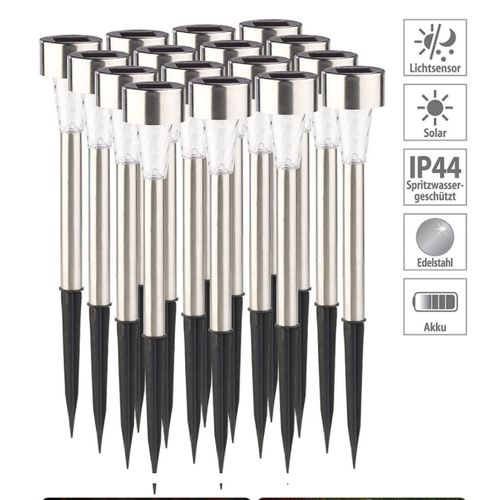 12PCS Solar Garden Light Lamps