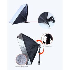 Photo Studio Softbox With 2M Tripod Stand,Light